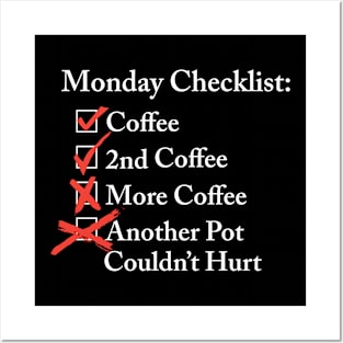 Monday Checklist Posters and Art